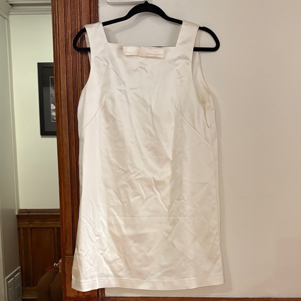 BHLDN Ivory Sleeveless Dress